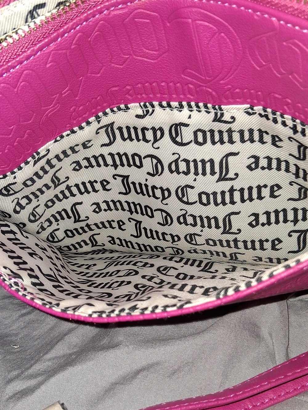 Juicy Couture Hot Pink Embossed Crossbody Bag - Picture 7 of 7